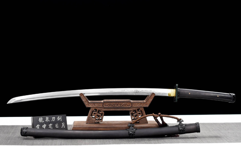 Handmade Jade Dragon Tachi,Japanese samurai sword,Real Tachi,High-performance manganese steel