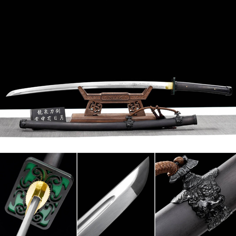 Handmade Jade Dragon Tachi,Japanese samurai sword,Real Tachi,High-performance manganese steel