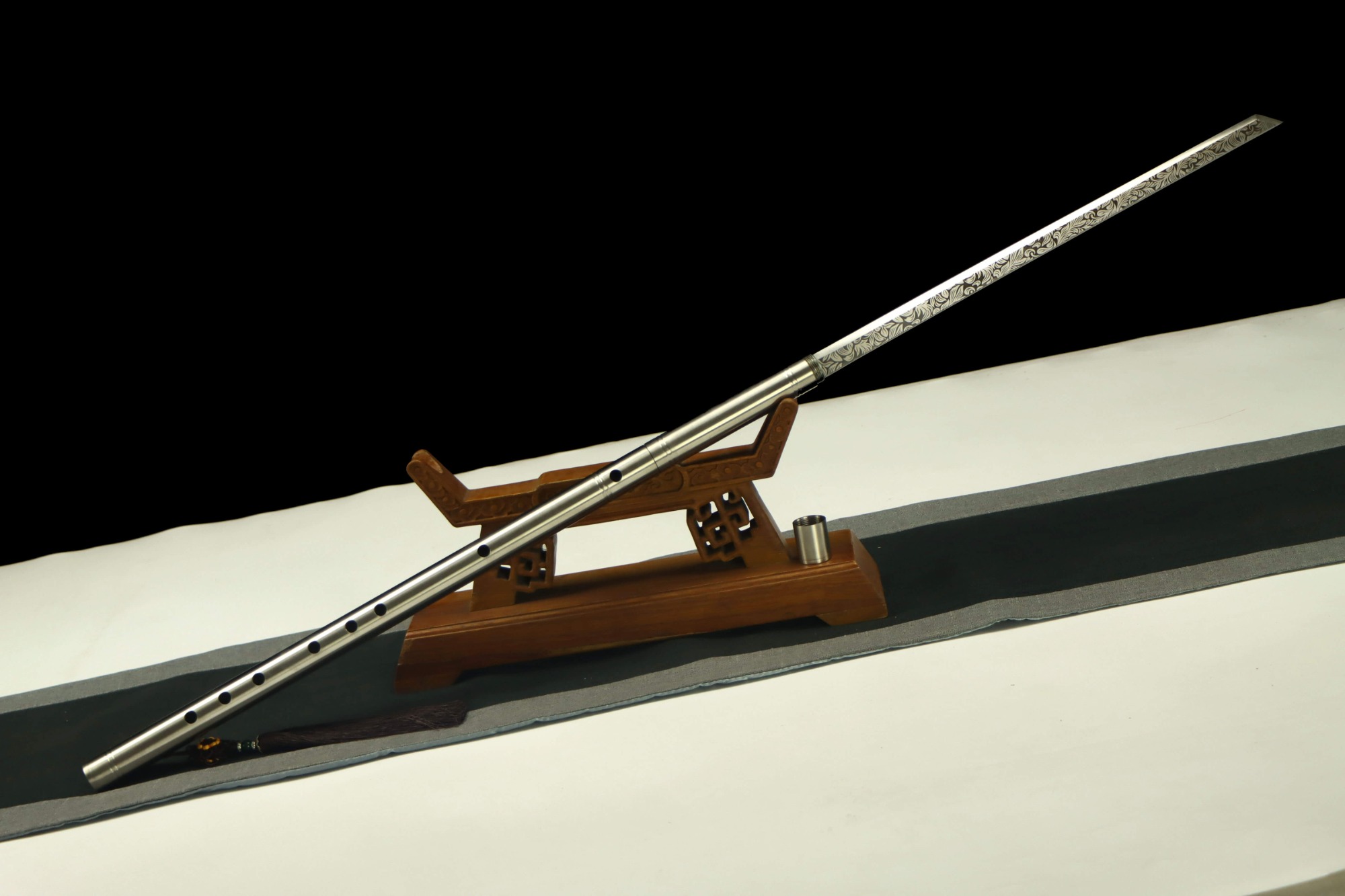 Handmade Flute Sword,Flute Knife,Tang Horizontal Sword,Chinese sword