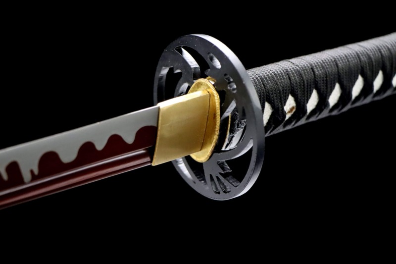 Handmade Flame Star Ninjato,Japanese samurai sword,Real Katana,High performance manganese steel