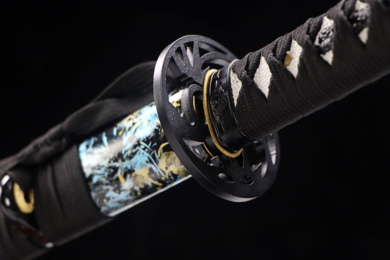 Handmade Flame Star Ninjato,Japanese samurai sword,Real Katana,High performance manganese steel