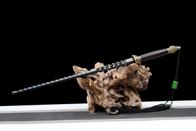 Dragon Roar Mace,Handmade Weapon,Hundred steelmaking pattern steel