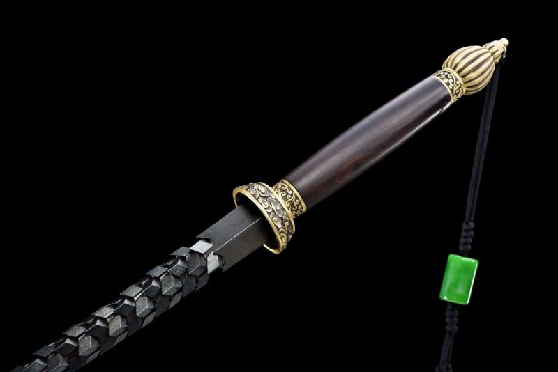 Dragon Roar Mace,Handmade Weapon,Hundred steelmaking pattern steel