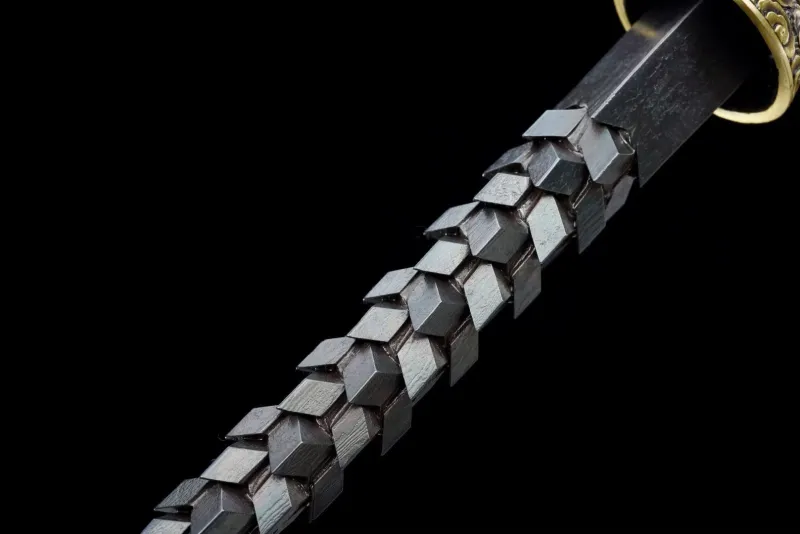Dragon Roar Mace,Handmade Weapon,Hundred steelmaking pattern steel