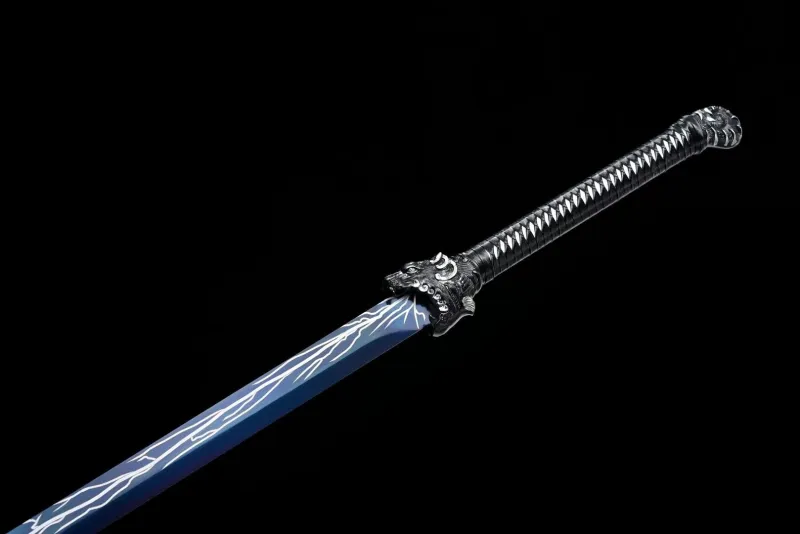 Handmade Thunder Tiger sword,Handicrafts,Tang Horizontal Sword,Real Tang Sword,Chinese sword,High-performance manganese steel