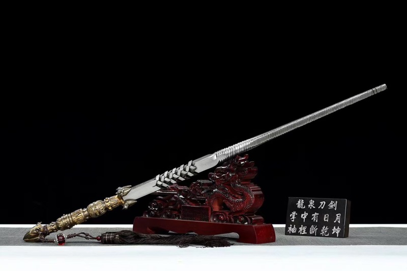 Mad Lion Dragon Scale Mace,Dragon scale mace,Folding pattern steel,Handmade Weapon,Hundred steelmaking pattern steel