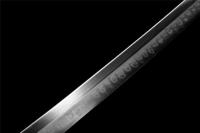 T10 Steel  Clay Tempered With Hamon Real  Katana Sword Handmade Japanese Samurai Sword Full Tang