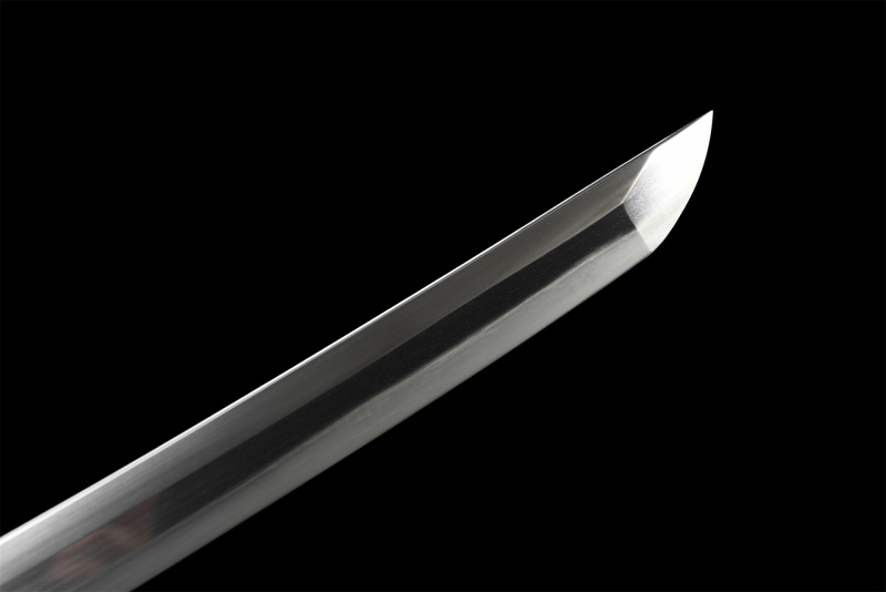 T8 High Carbon Steel Clay Tempered With Hamon Real Yellow Crack Katana Sword Handmade Japanese Samurai Sword Full Tang
