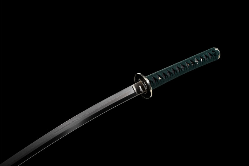 T10 High Carbon Steel  Clay Tempered With Real Hamon Hand Grinding Shell Inlaid Katana Handmade Japanese Samurai Sword Full Tang