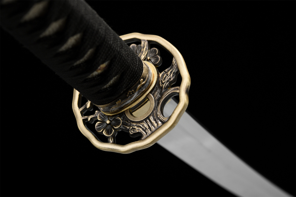 T10 High Carbon Steel  Clay Tempered With Hamon Real Red Dragon Katana Handmade Japanese Samurai Sword Full Tang