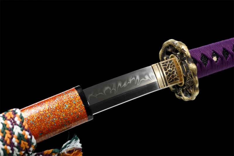 T10 Steel Clay Tempered With Hamon Real Katana Sword Handmade Japanese Samurai Sword Full Tang