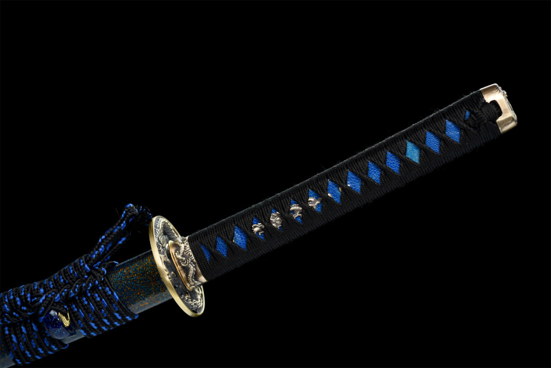 T10 Steel  Clay Tempered With Hamon Real Katana Sword Handmade Japanese Samurai Sword Full Tang