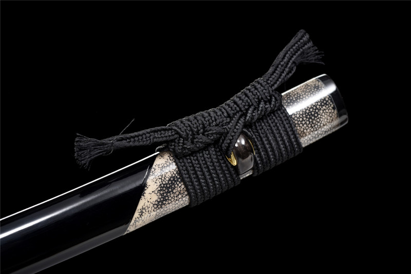 T10 Steel  Clay Tempered With Hamon Handmade Katana Real Japanese Samurai Sword Full Tang