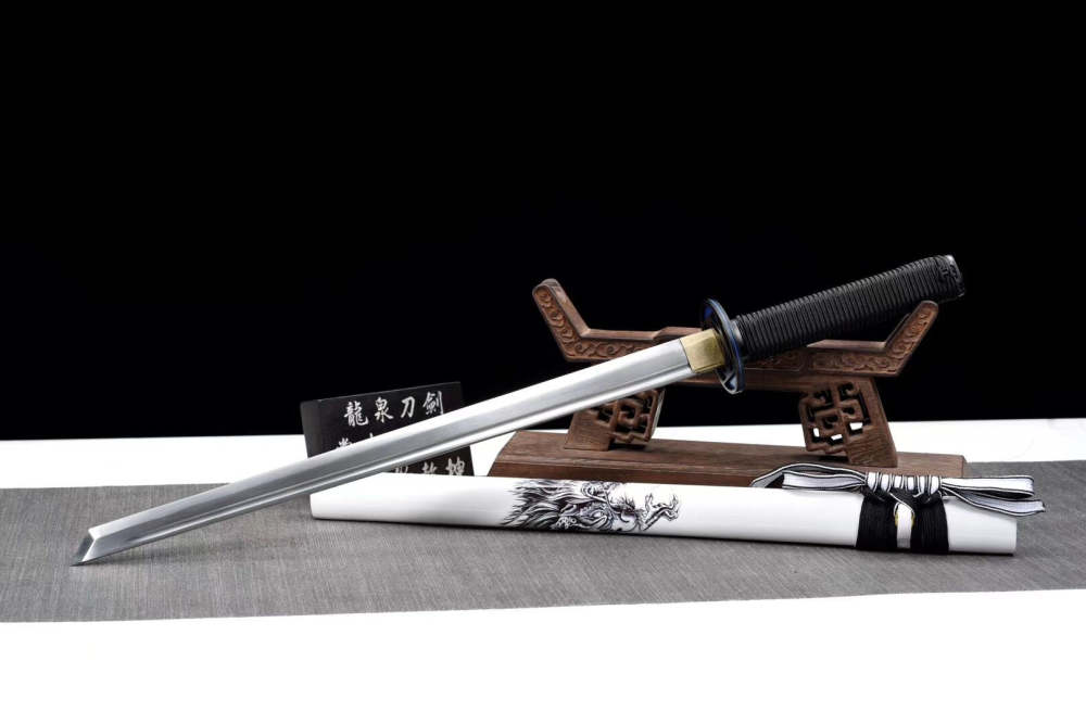 Mad dragon Tang-horizontal knife,Samurai Sword,Katana,High-performance spring steel,Longquan sword