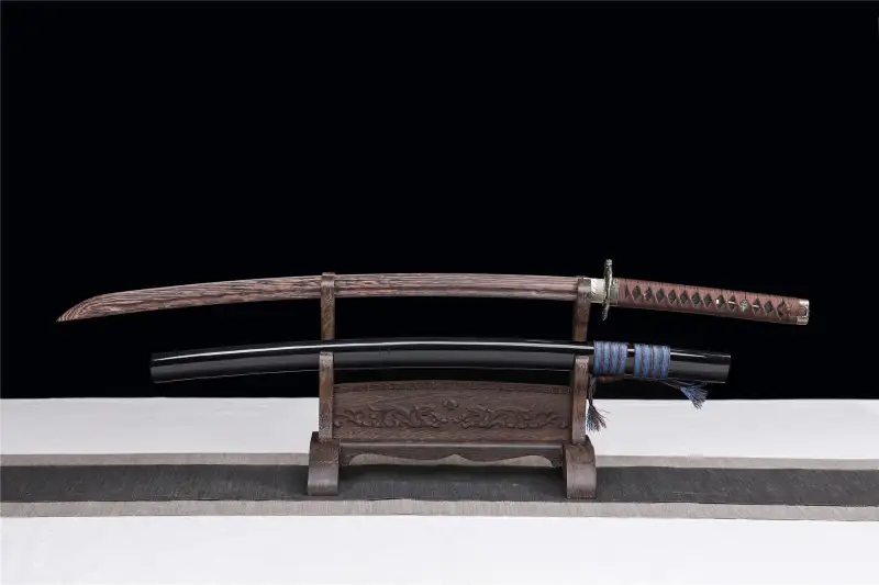 Dragon King Wooden Katana,Japanese Samurai Sword,Handmade Wooden Sword,Rosewood blade/Bamboo Blade