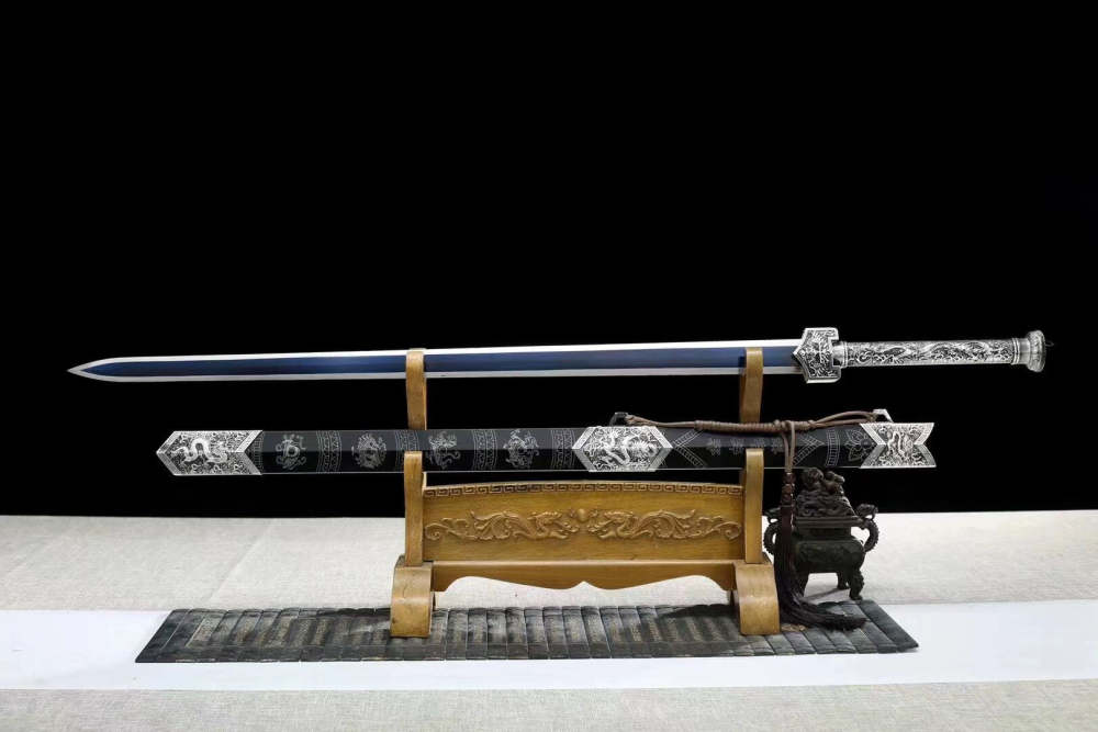 Dragon Roar Han Sword,Handmade Traditional Sword,Chinese Sword,High performance manganese steel,Longquan sword
