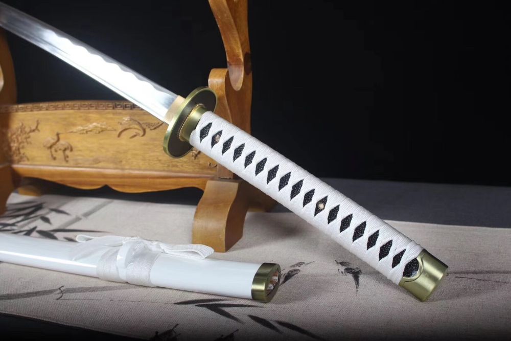 Wado Ichimonji,One piece,Katana,Samurai sword,High manganese steel,Longquan sword