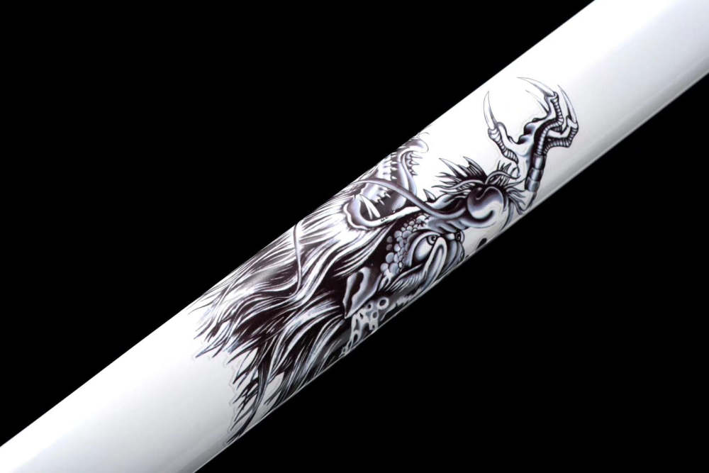 Mad dragon Tang-horizontal knife,Samurai Sword,Katana,High-performance spring steel,Longquan sword