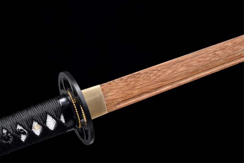 Ninjato Sword,Wooden Katana,Japanese Samurai Sword,Handmade Wooden Sword,Rosewood blade