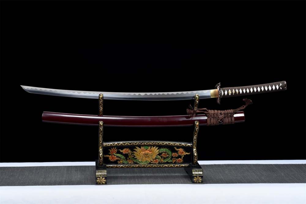 Rurouni Kenshin,Reverse blade katana,Japanese katana,Real Handmade Samurai Sword,High Manganese Steel,Clay tempered