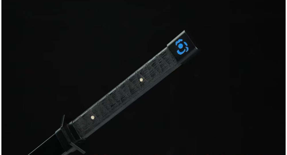 Magic Blade,Roasted Blue Blade,Thousand shard demon dagger,Handmade Chinese Sword,Tang-Horizontal Sword, High performance manganese steel, Longquan sword