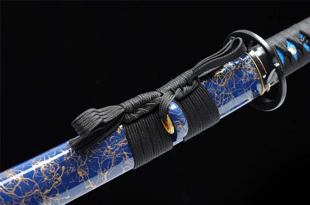 Blue Enchantress Katana,Baked Blue Series,Japanese Samurai Sword,Real Katana,Handmade sword,Longquan sword