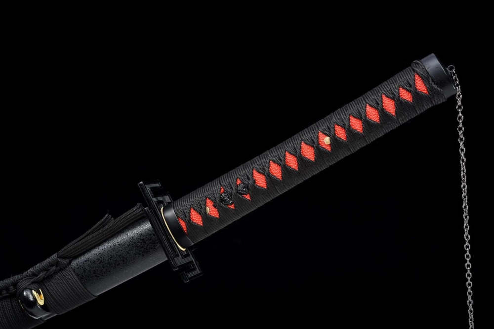 Dayslockedonchop Katana,Tensa Zangetsu,Kurosaki Ichigo,Bleach,Anime Version Katana,Janpanese Samurai sword,High Manganese Steel