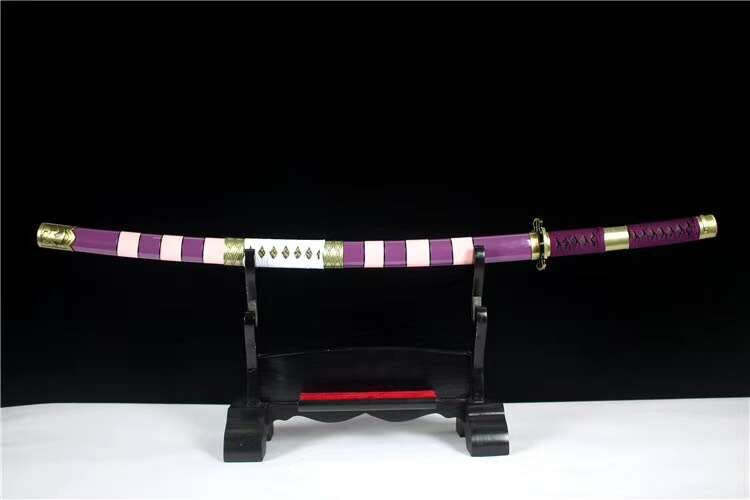 Nidai Kitetsu,Monkey D. Luffy’s katana,One piece,Japanese Samurai sword,High manganese steel,Longquan sword