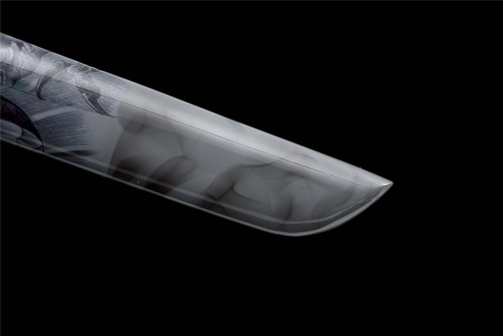 Black Dragon Slash,Handicraft,Dragon Head Tang-Horizontal Sword,Real Tang Sword,Handmade Chinese Sword,Longquan sword