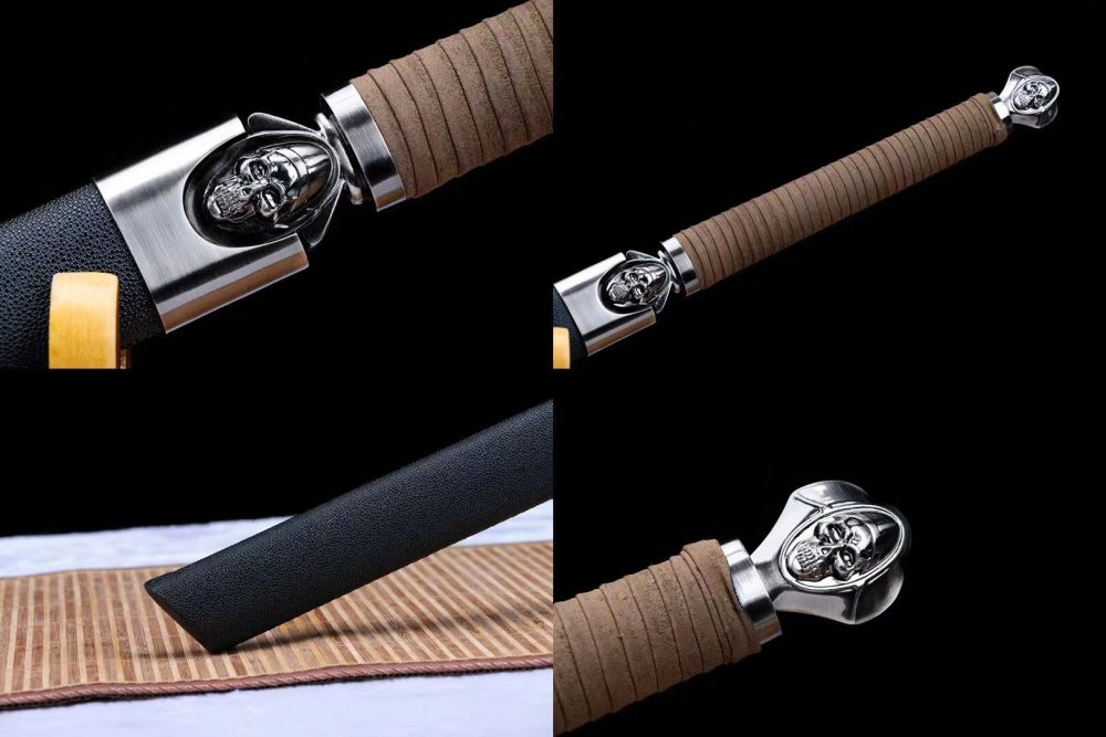 Ghost head sword,Tang sword,Ghost head knife,High manganese steel,Longquan sword