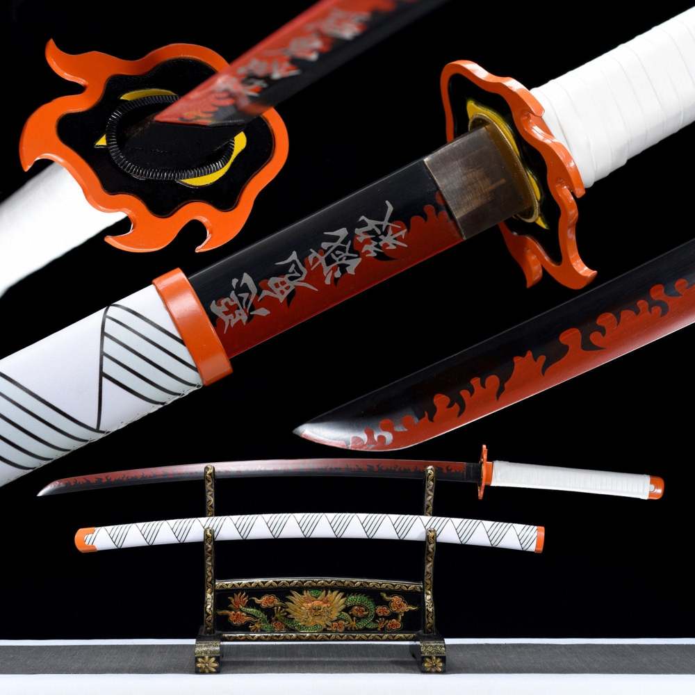 Anime Sword,Anime Cosplay,Real Japanese Samurai Sword,Handmade Anime Katana,High-carbon steel,Full Tang