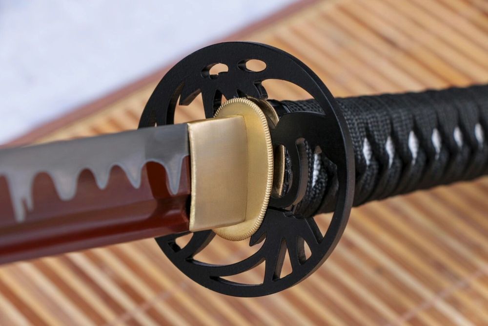 Star Ninjato,Flame Starry Sky,Japanese Samurai Sword,Real Ninjato,Handmade sword,High performance manganese steel,Longquan sword