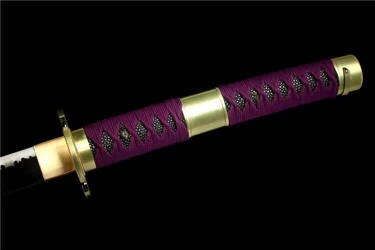 Nidai Kitetsu,Monkey D. Luffy’s katana,One piece,Japanese Samurai sword,High manganese steel,Longquan sword