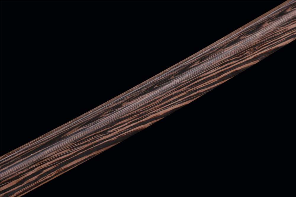 Red Crack katana,Wooden Katana,Japanese Samurai Sword,Handmade Wooden Sword,Training Sword,Rosewood blade/Bamboo Blade