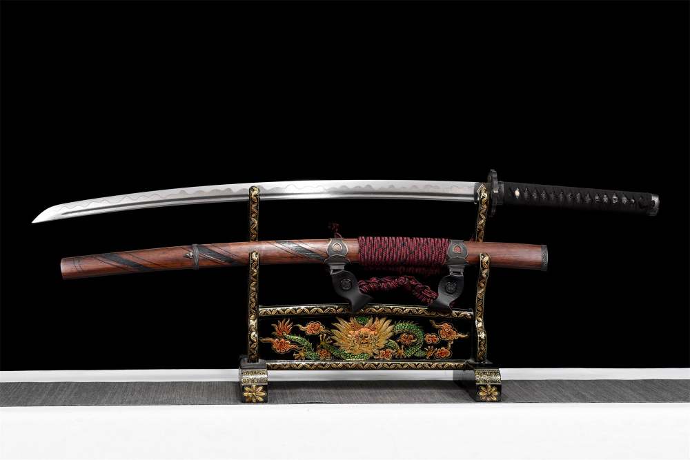Undead Cut Tachi Katana,Sekiro: Shadows Die Twice,Real Japanese Samurai Sword,Handmade Tachi Sword,Damascus Steel,Full Tang