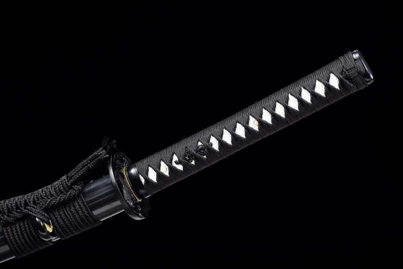 Black Katana,Wooden Katana,Japanese Samurai Sword,Handmade Wooden Sword,Rosewood blade