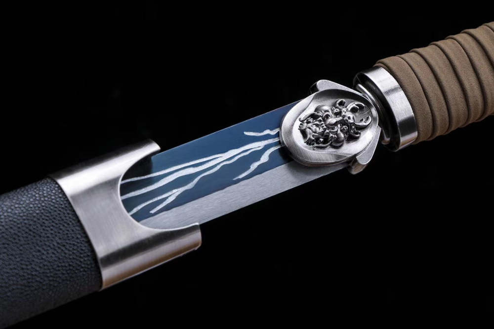 Dragon head sword,Lightning series,Tang sword,Dragon head knife,High manganese steel,Longquan sword