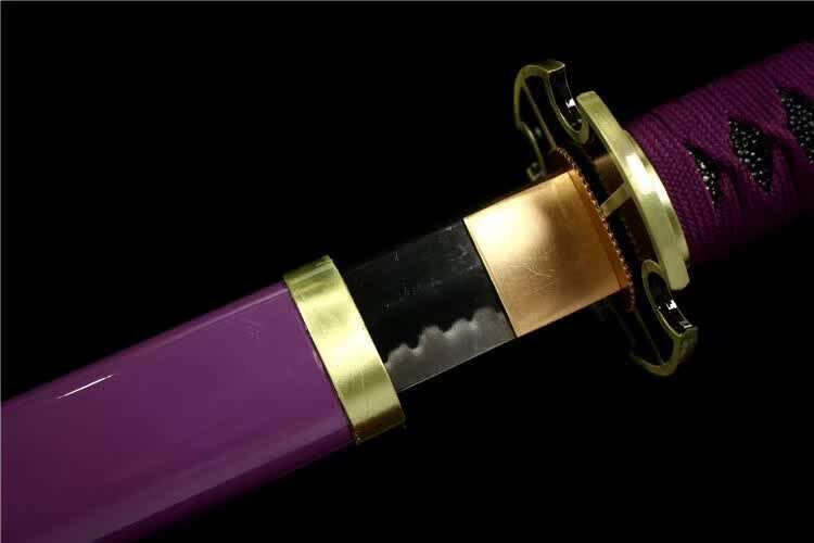 Nidai Kitetsu,Monkey D. Luffy’s katana,One piece,Japanese Samurai sword,High manganese steel,Longquan sword