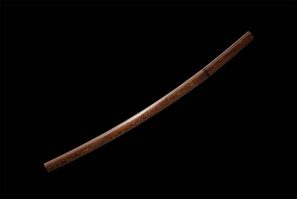 Hard Rosewood Katana,Handmade Stick Sword,Real Japanese Samurai Sword,High manganese steel,Full Tang