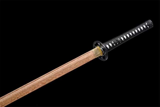 Ninjato Sword,Wooden Katana,Japanese Samurai Sword,Handmade Wooden Sword,Rosewood blade