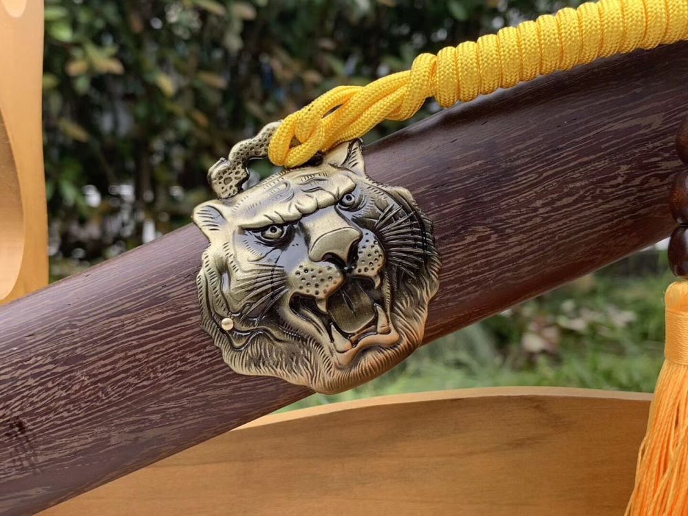 Tiger War Sword,War Knife,High manganese steel,Rosewood scabbard,Longquan sword