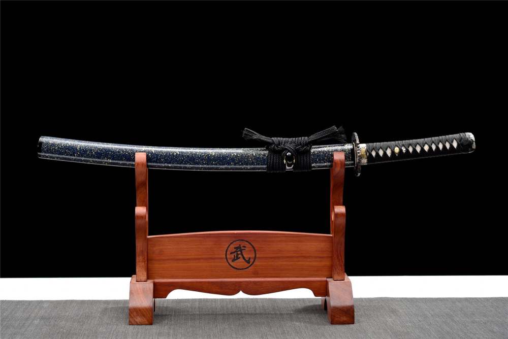 Scarlet Moon Wakizashi,Japanese Samurai Sword,Real Wakizashi,Handmade sword,Longquan sword