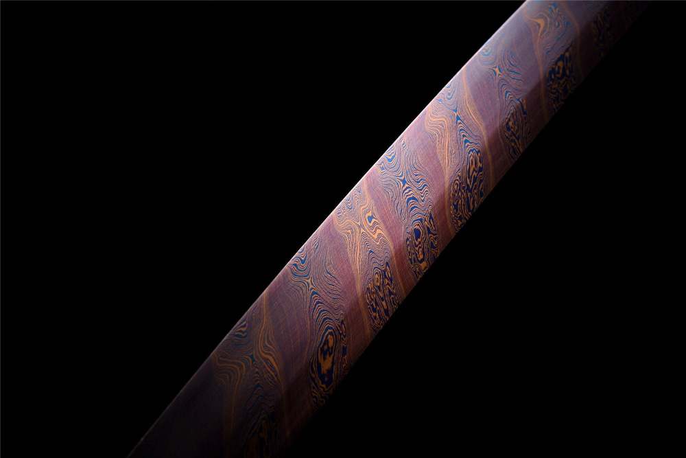 Scarlet Moon Wakizashi,Japanese Samurai Sword,Real Wakizashi,Handmade sword,Longquan sword