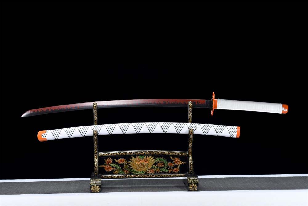 Demon Slayer,Rengoku Kyoujurou,Anime Katana Sword,Anime Cosplay, Japanese Samurai Sword