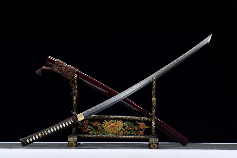 Rurouni Kenshin,Reverse blade katana,Japanese katana,Real Handmade Samurai Sword,High Manganese Steel,Clay tempered