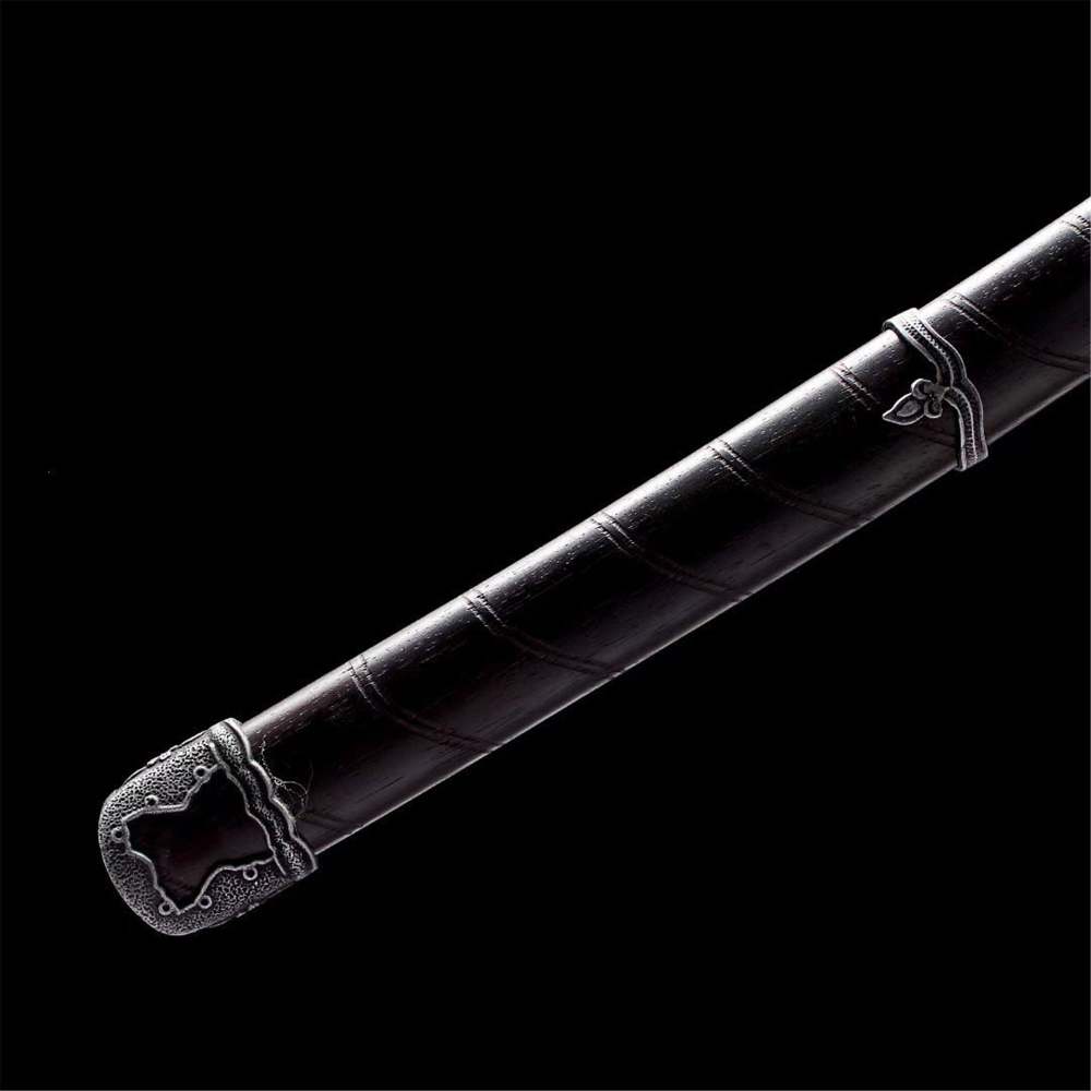 Black Undead Cut Katana,Sekiro: Shadows Die Twice,Japanese Samurai Sword,Real Handmade Katana sword,High manganese steel,Full Tang