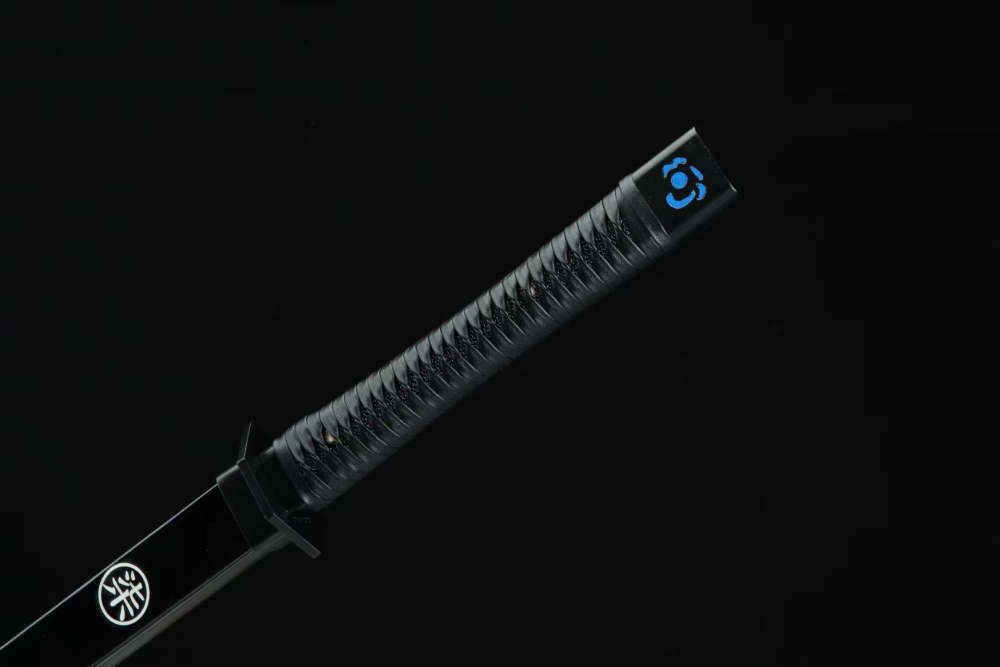 Magic Blade,Roasted Blue Blade,Thousand shard demon dagger,Handmade Chinese Sword,Tang-Horizontal Sword, High performance manganese steel, Longquan sword