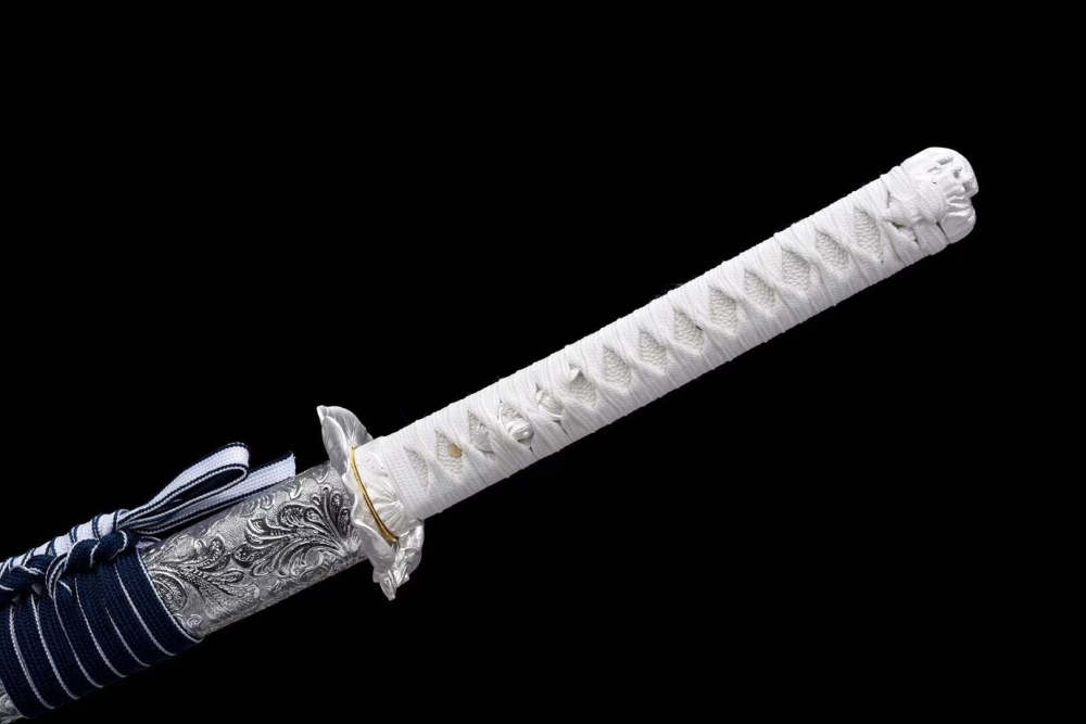 Akizuki Katana,Japanese Samurai Sword,Real Katana,Handmade sword,High-performance spring steel,Longquan sword