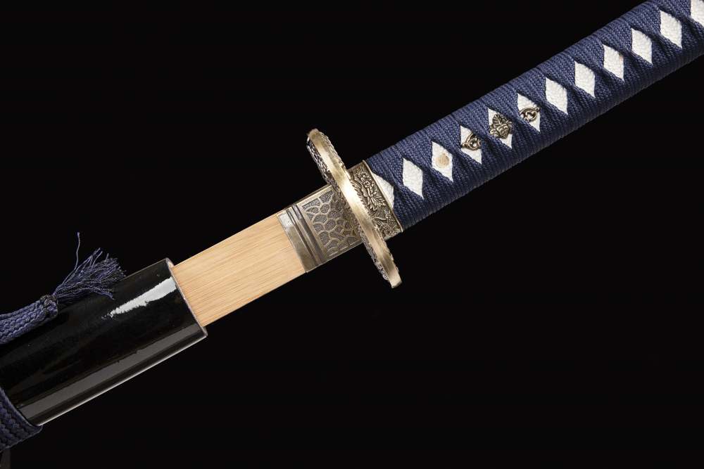 Golden Dragon Katana,Wooden Katana,Japanese Samurai Sword,Handmade Wooden Sword,Bamboo Blade