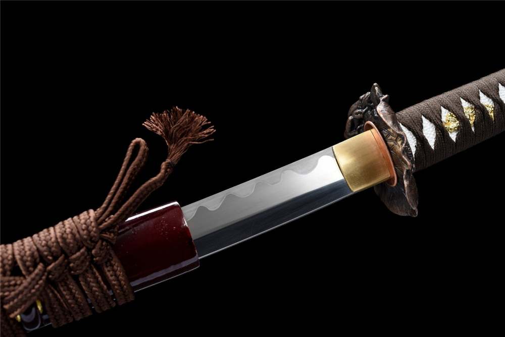 Rurouni Kenshin,Reverse blade katana,Japanese katana,Real Handmade Samurai Sword,High Manganese Steel,Clay tempered